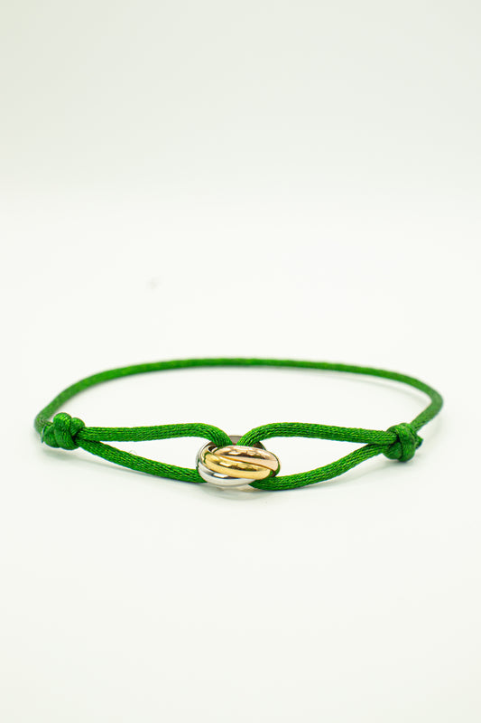 L’Trinity armband - Gras Groen