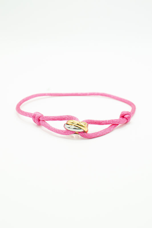 L’Trinity armband - Roze