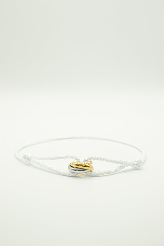 L’Trinity armband - Wit