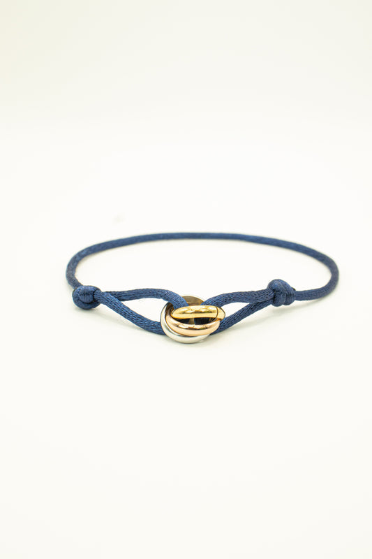L’Trinity armband - Marine Blauw