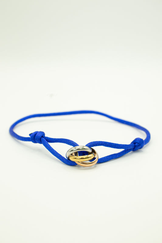 L’Trinity armband - Blauw